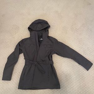 The North Face Women’s Grey Thick Rain Jacket Size M